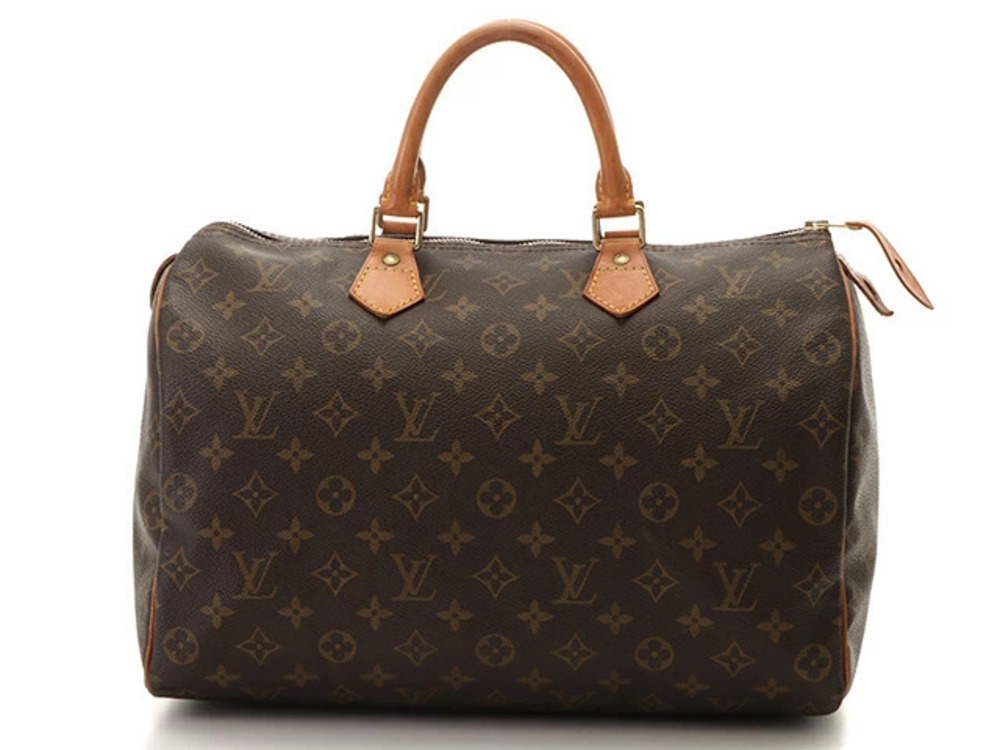 Louis Vuitton Speedy Monogram Leather Brown